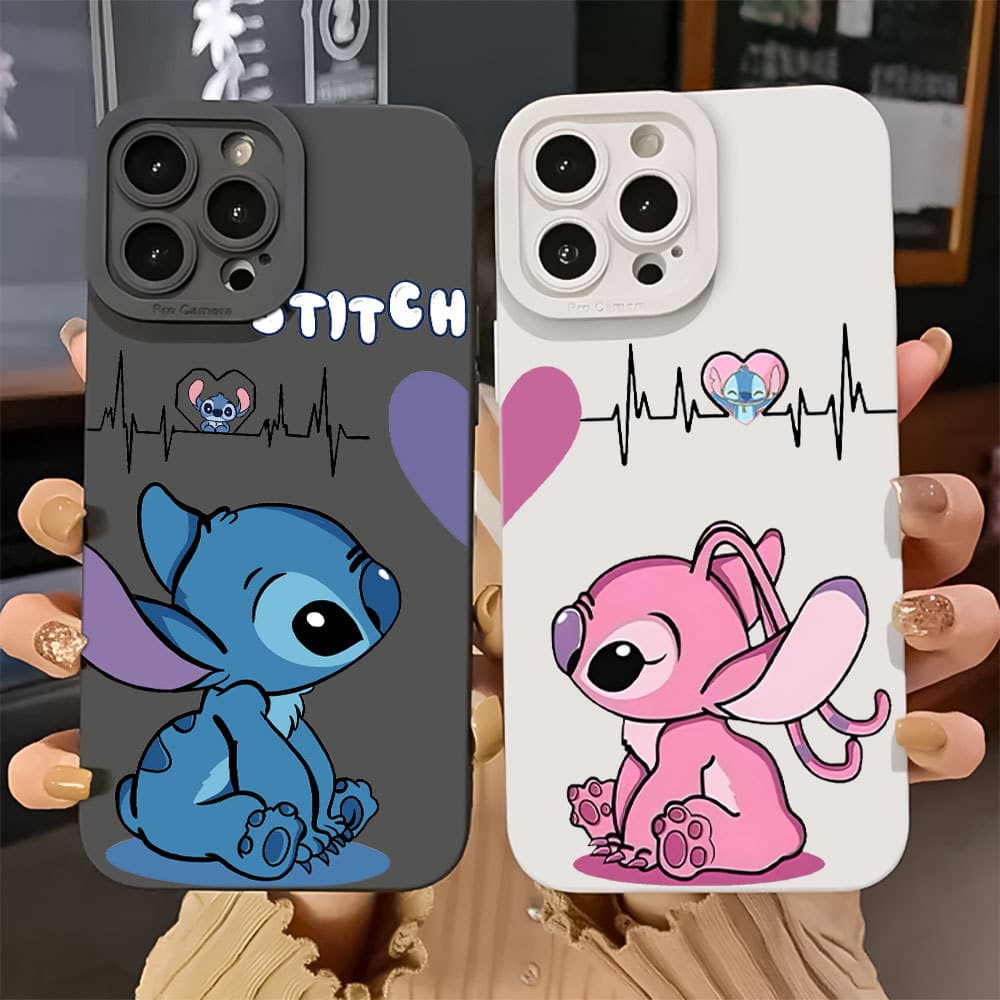 Capinha Capa Para IPhone 7 8 X Xs XR 11 12 13 14 15 16 17 Ar Plus Pro Max Normal Cobertura Completa Casal Ponto Caso