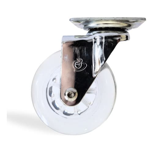 Rodízio Giratório Gel 75mm Silicone Roda Sem Trava Beltools
