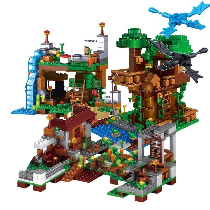 Blocos de Montar MINE world CRAFT Brinquedos Educativos para Construir Crianças a partir de 6 Anos