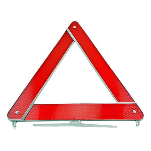 Triangulo Segurança Sinalização Carro Universal Base Bran