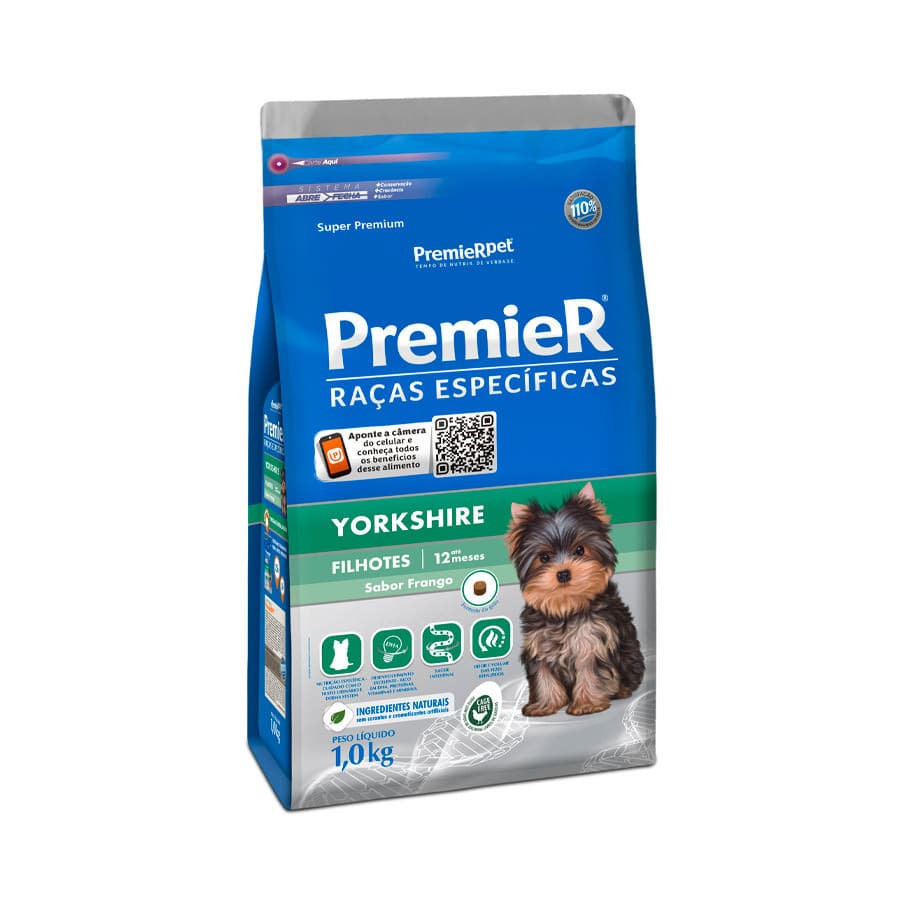 Ração para cães filhotes Premier Raças Específicas Yorkshire - 1kg