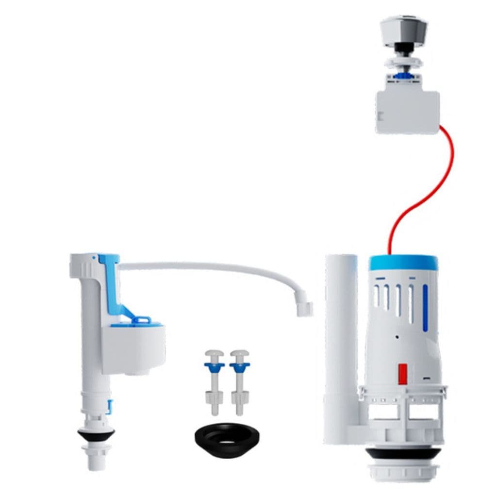 Kit Caixa Acoplada Reparo Completo Acionador Duplo Blukit