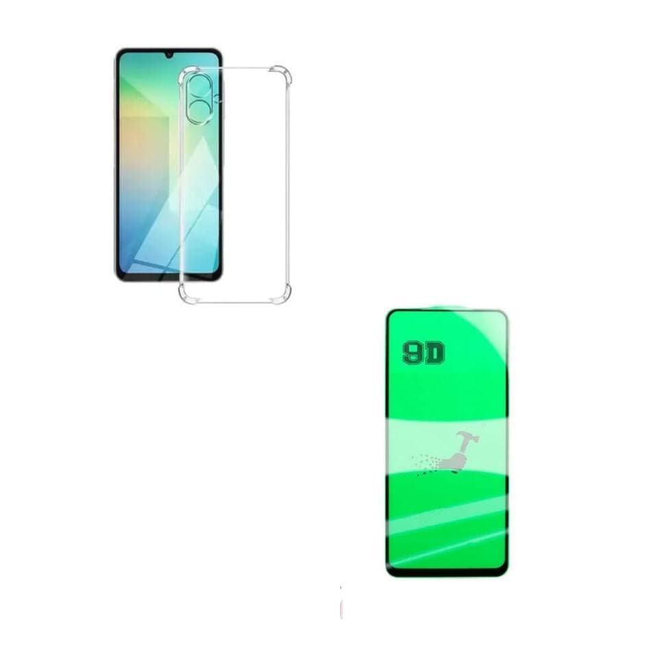KIt Capinha Anti Choque TPU + Película Cerâmica 9D Samsung Galaxy A07