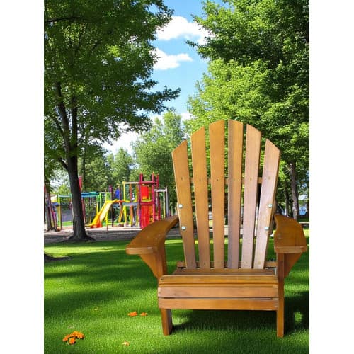 Cadeira Adirondack Pavão Infantil Kids 4 A 12 Anos Imbuia Kids