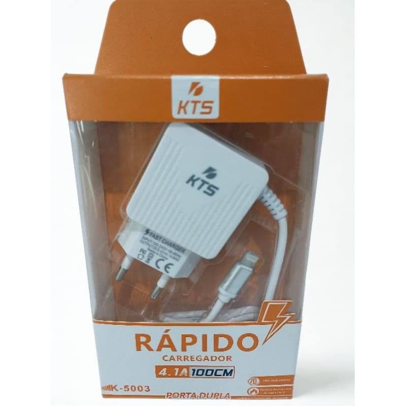CARREGADOR DE IPHONE KTS