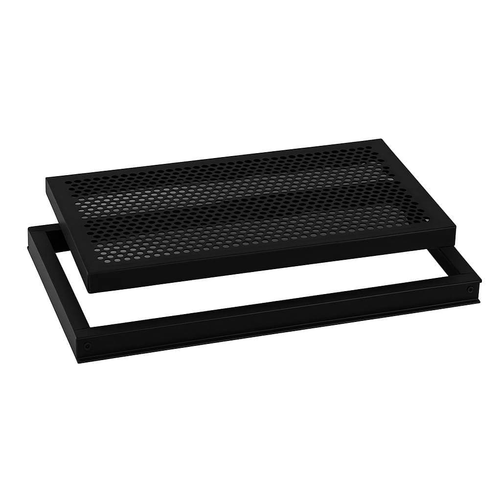 Grelha perfurada inox 15X20  água pluvial Ralo para Quintal Varanda Área Externa