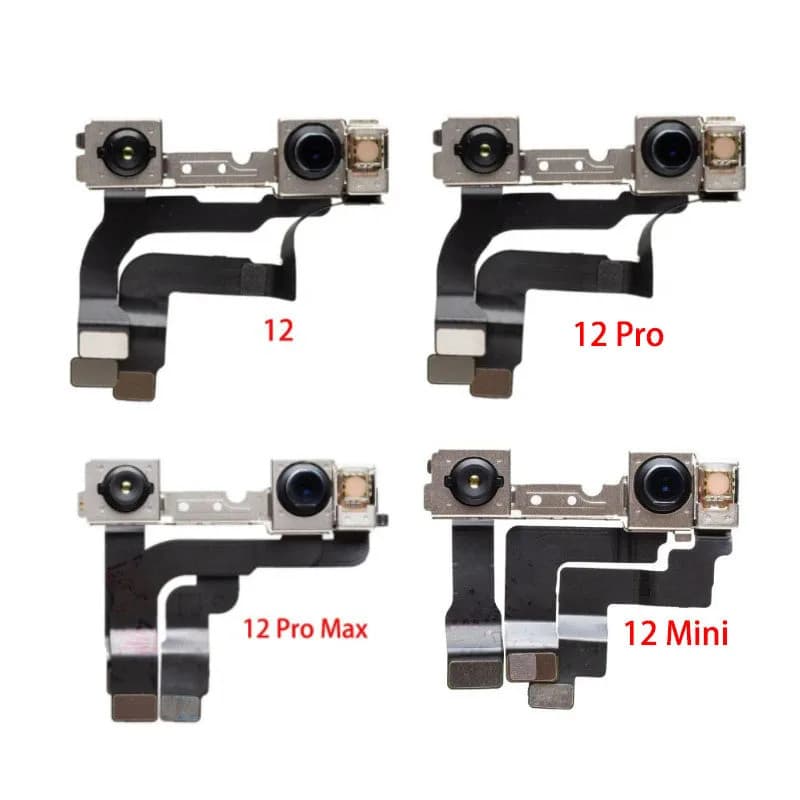 Câmera Pequena Facetime Frontal Para iPhone12 Mini Pro Max Com Sensor De Luz Proximidade Cabo Flexível Peças De Reparo