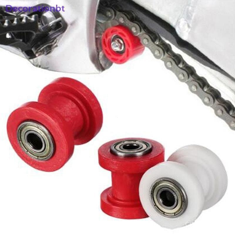 Decoration 10mm Corrente Rolo Slider Tensor Ajustador Polia Roda Guia Pit Dirt Bike Novo