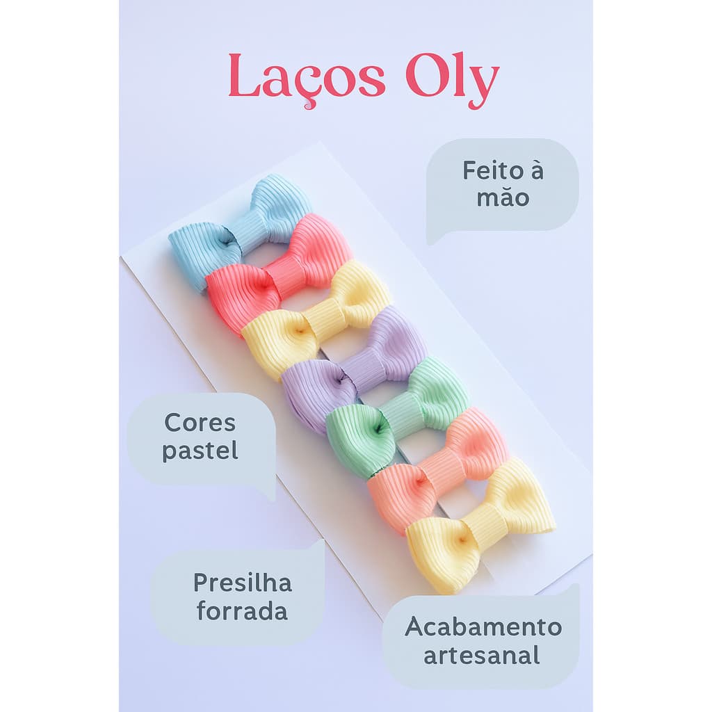 kit com 7 laços cabelo gravatinha duplo presilha forrada bebês infantil menina maternidade acessório combina vestido