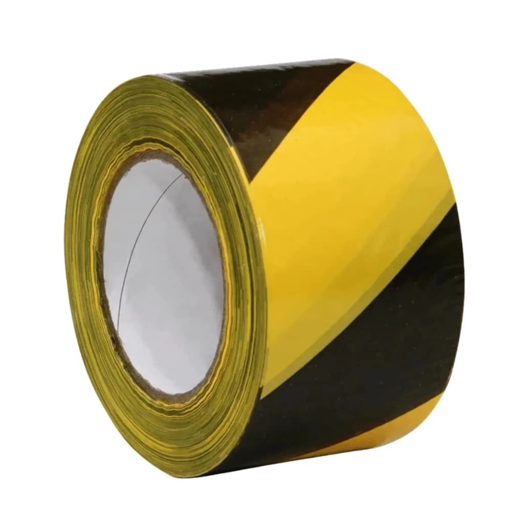 Kit 6 Fita Zebrada demarcação de área 70mm x 100m - Neotape