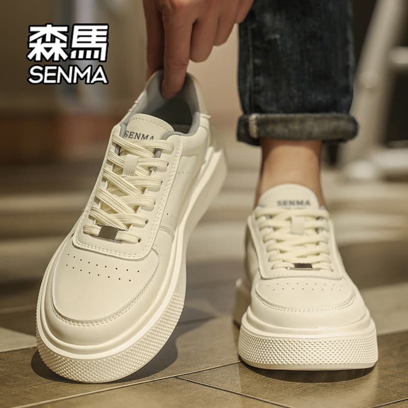 Senma sapatos masculinos outono venda quente 2026 novos tênis esportivos All-match casuais masculinos aumentando sapatos