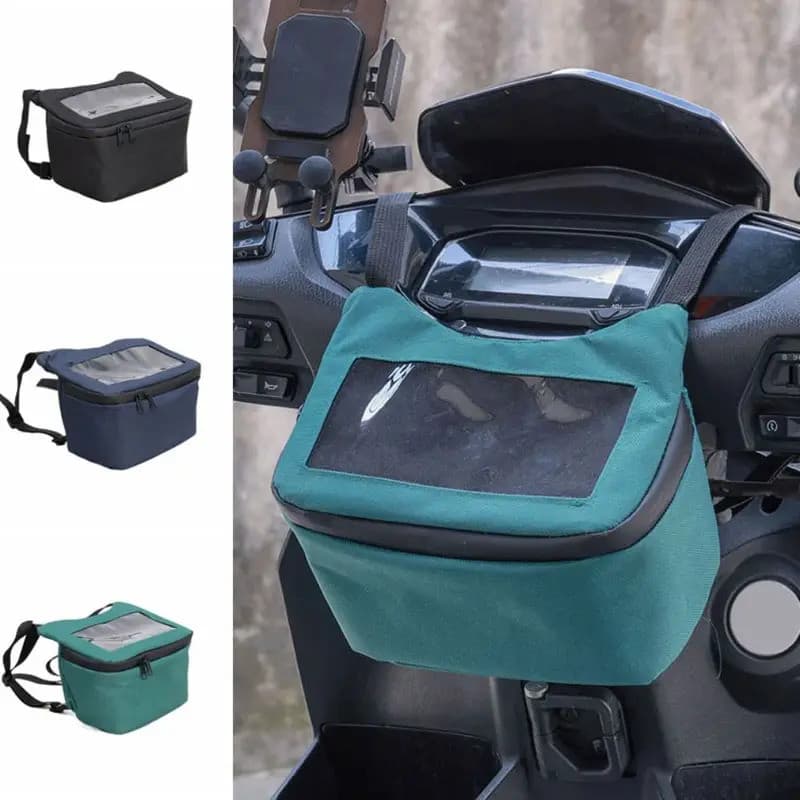 Janela De Visualização Saco De Bicicleta De Montanha Armazenamento À Prova Dwaterproof Água Scooter Elétrico Da Motocicl