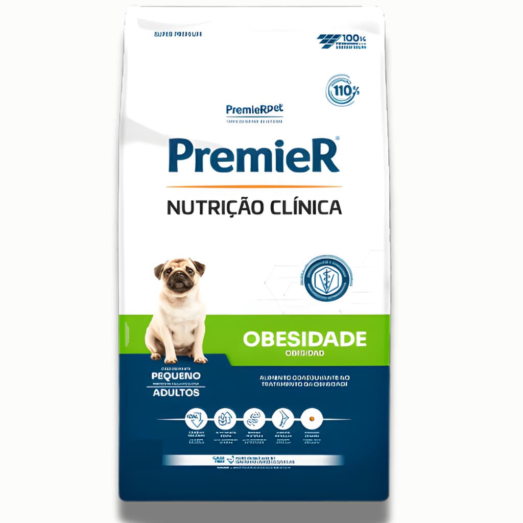Ração Premier Nutrição Clínica Obesidade para Cães Adultos de Porte Pequeno 10,1kg