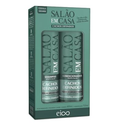 Kit Shampoo E Condicionador Eico Cabelos Longos 800ml | Força, Crescimento E Reparação De Pontas