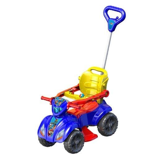 Quadriciclo Infantil Tema Cachorro Azul Conforto Seguranca Diversao Meninos