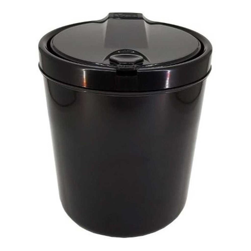 Lixeira para pia polipropileno Preto tampa de clicar 3 LTS