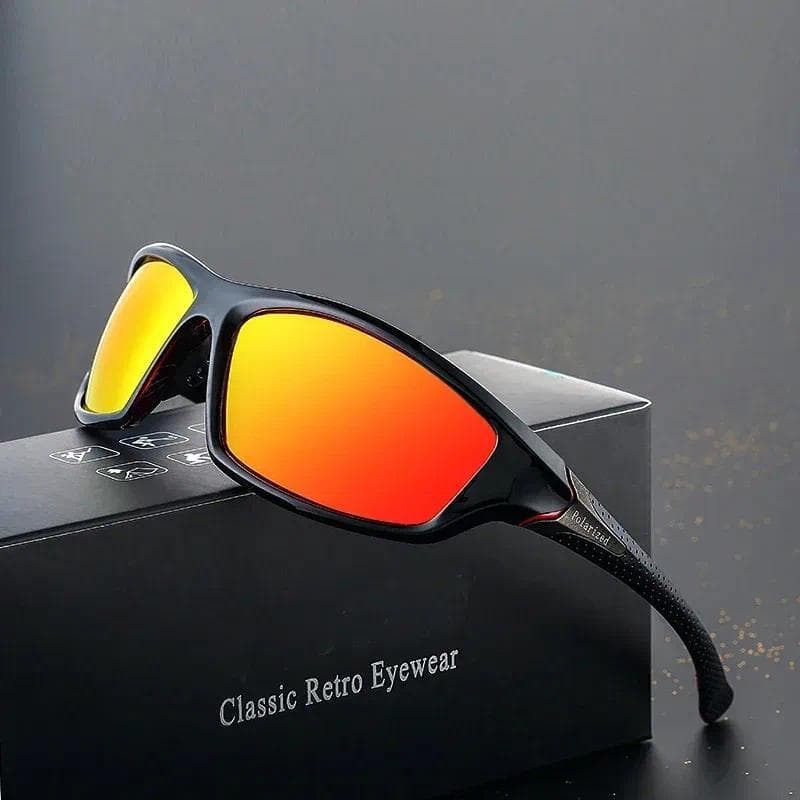 Óculos Masculinos de Moda, Óculos de Sol Polarizados para Condução, Estilo Esportivo, Óculos Masculinos Unissex UV400*--