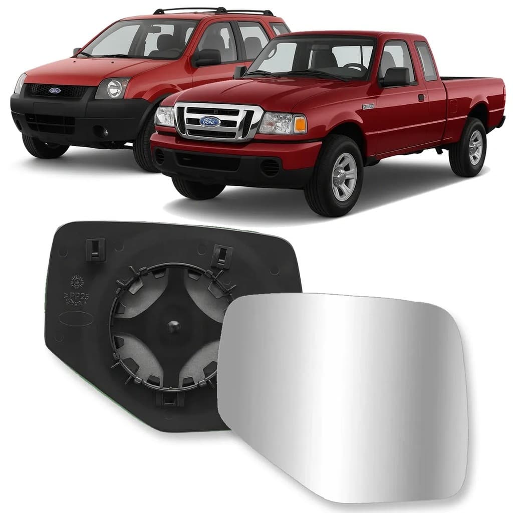 Refil Subconjunto Espelho Retrovisor Ecosport 2003 a 2012 e Ranger 2004 a 2009