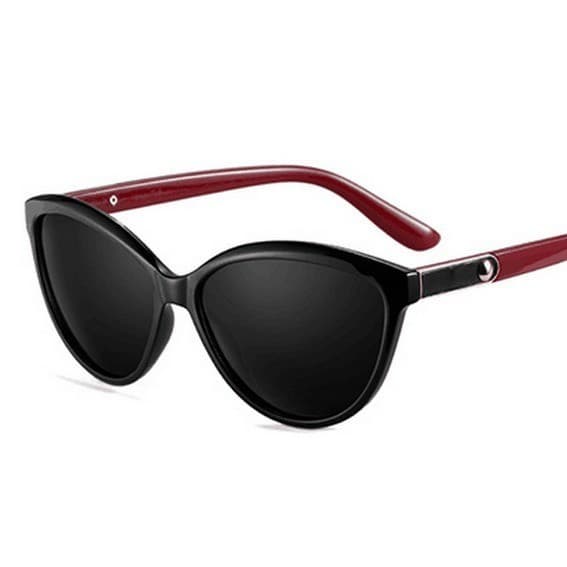 Óculos de Sol Polarizados Femininos, Óculos Vintage Estilo Olho de Gato para Mulheres, Óculos de Sol Femininos