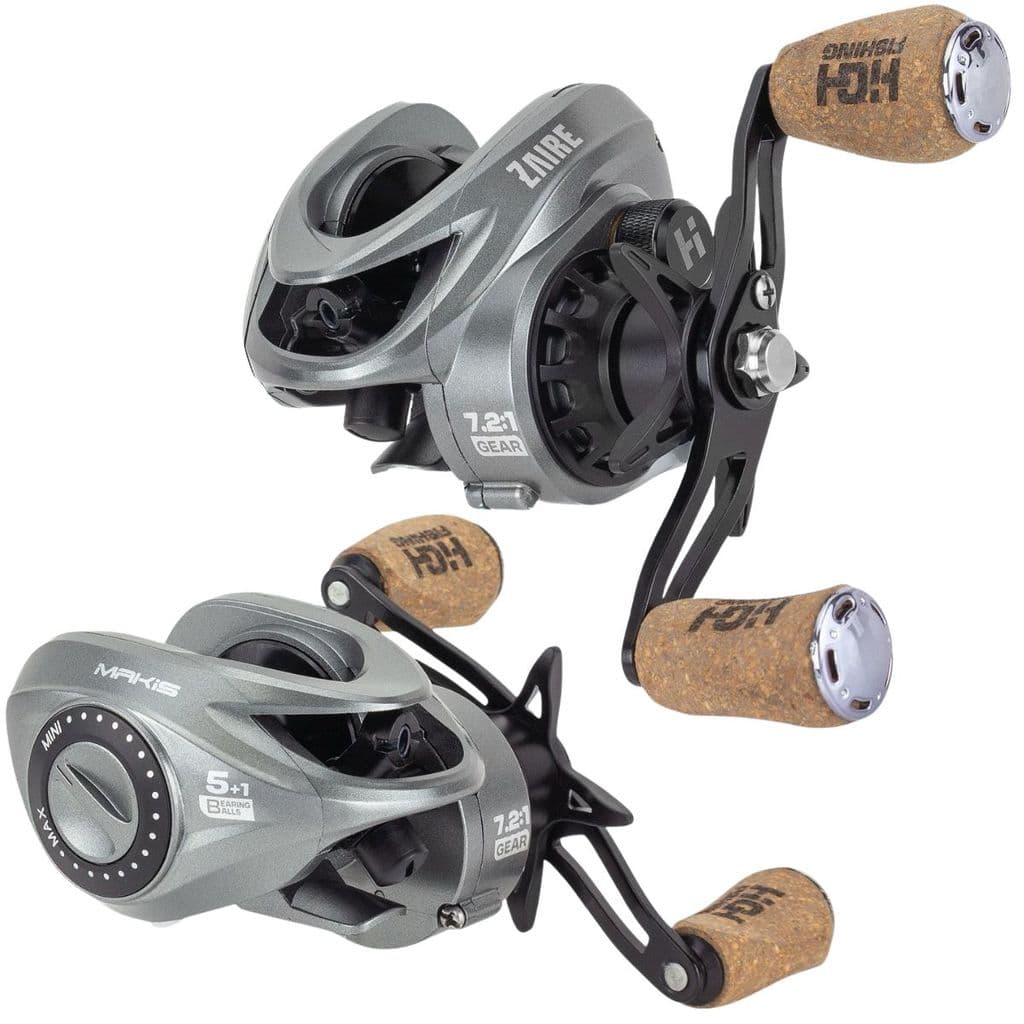 Carretilha Makis Fishing Zaire 9kg Drag 7.2:1 Alumínio