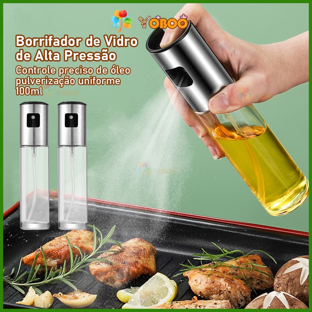 YOBOO Borrifador Azeite Pulverizador Premium Culinário Adequado Para Cozinhas 100ml