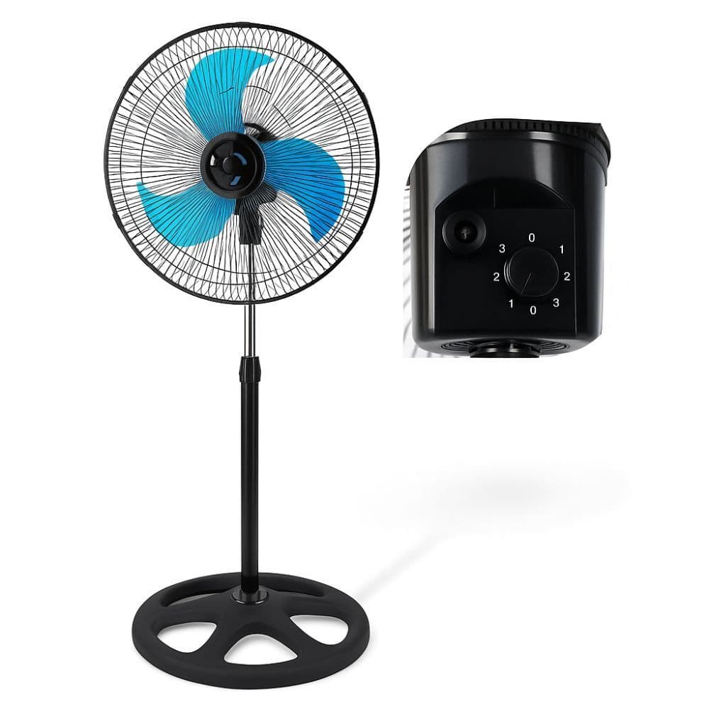 Ventilador De Coluna Silencioso 3 Velocidades Ajustável 110V