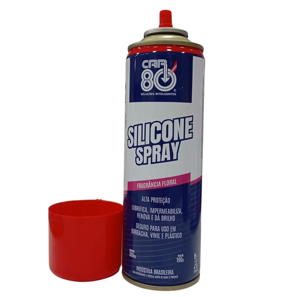 Silicone Spray de Limpeza Car 80 Aroma Floral 300ml