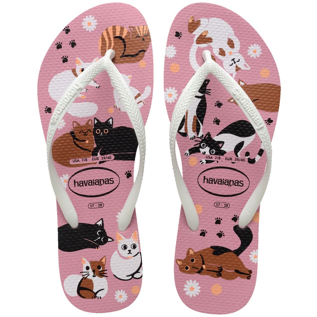 Chinelo Havaianas Feminino Slim Pets