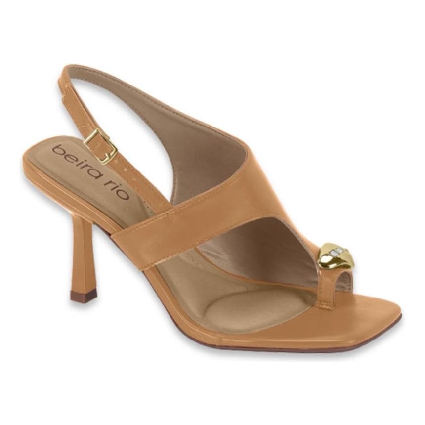 Sandalia Salto Beira Rio Feminina Casual Verao Praia Premium
