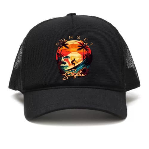 Boné Masculino Verão Aba Curva Telinha Trucker Novo Rita Modas