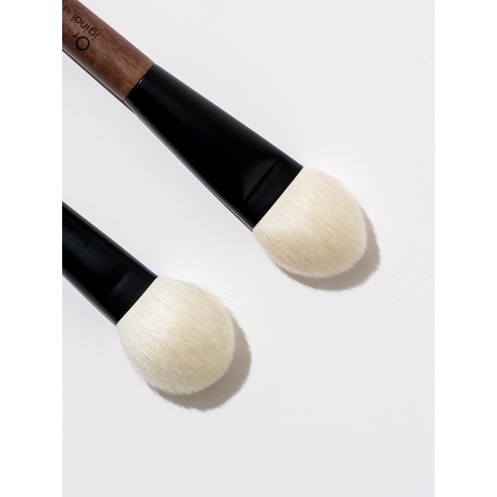 Star Pocket Cat Tongue Blush Brush Forma de língua Pincel de destaque Pincel de chama Pincel de maquiagem de lã frontal