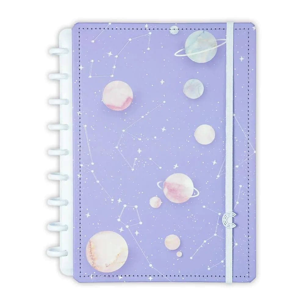 Caderno Inteligente Médio Purple Galaxy-Caderno Inteligente