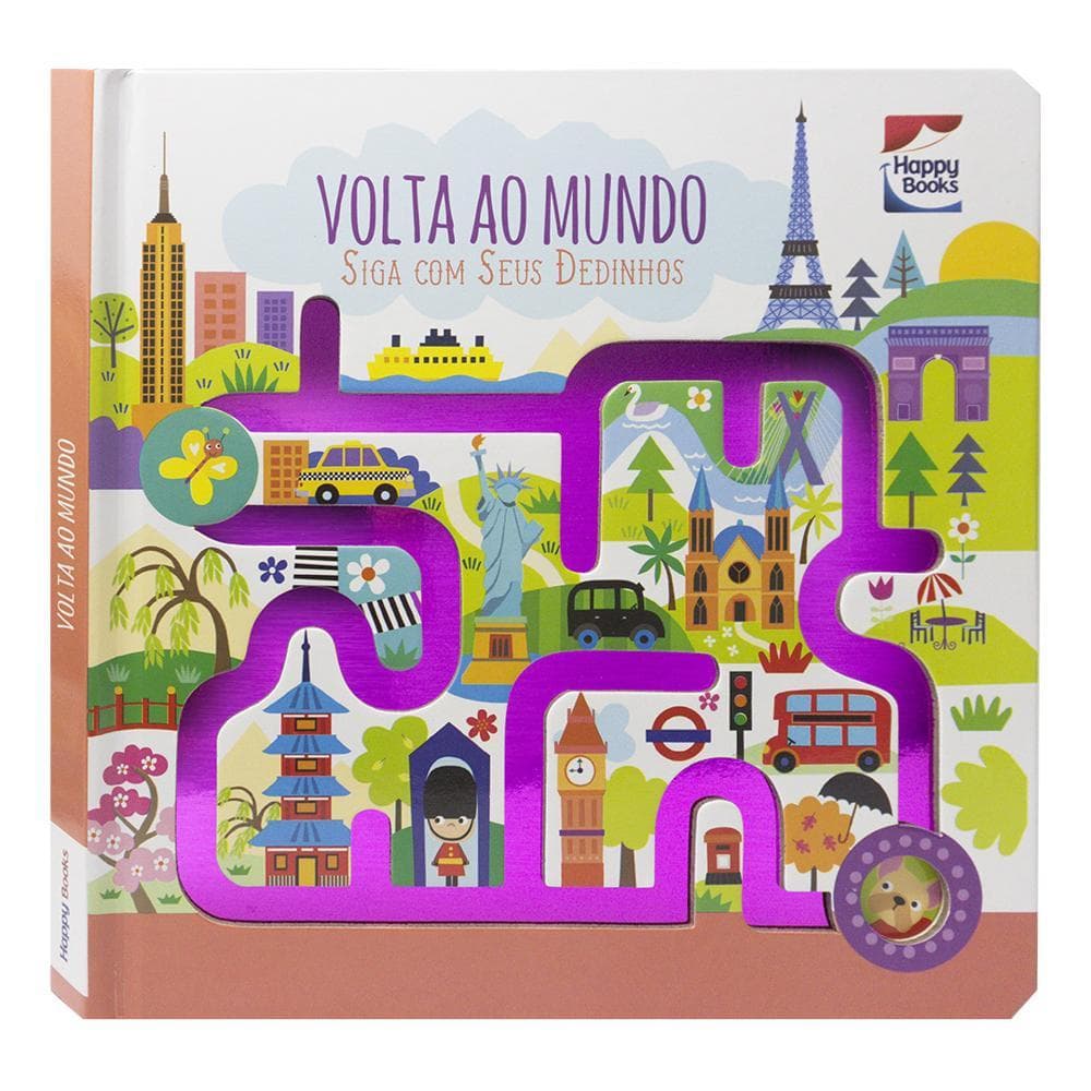 Siga com os Dedinhos: Volta ao Mundo Livros D+MS