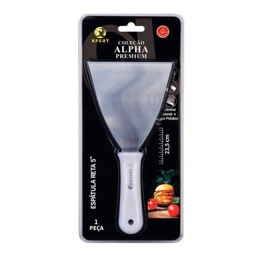 Espatula Reta Inox 5 Polegadas Profissional Durable Resistente Cozinha Util
