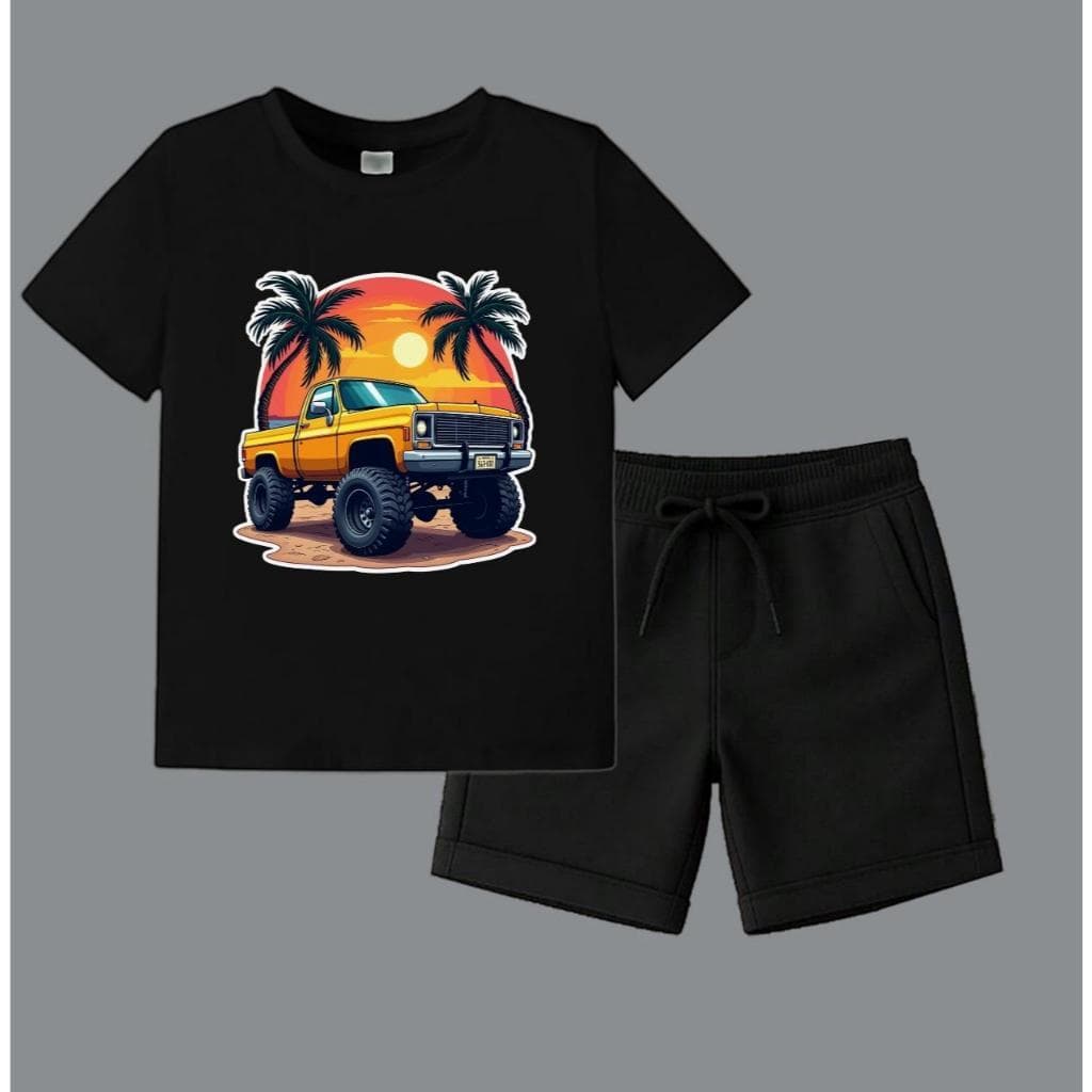 Conjunto Infantil Masculino Camiseta e short Varias estampas Jpgm