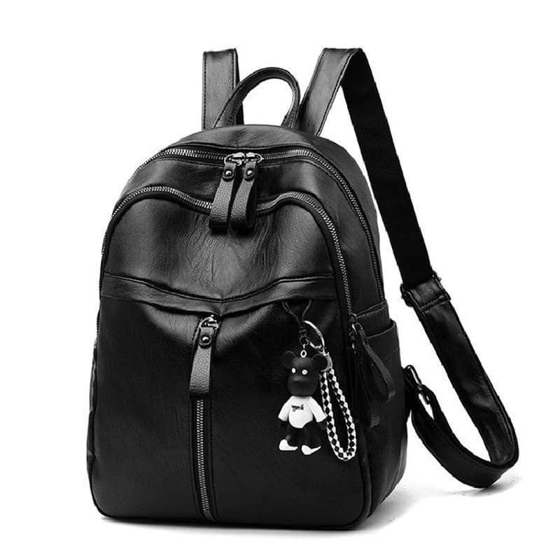 Bolsa feminina grande, casual, com zíper, moderna e versátil, em couro macio.