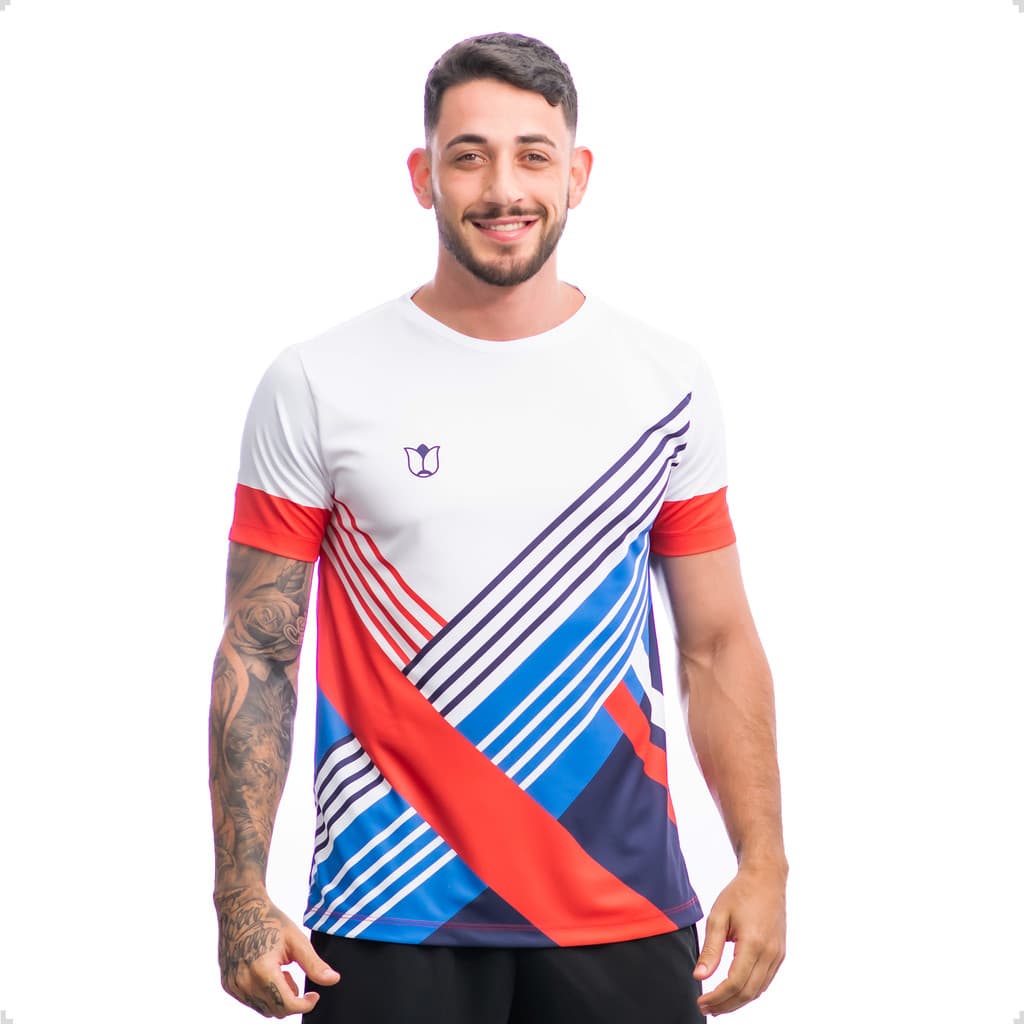 Camisa Dry Fit Academia Treino corrida Masculina Com Proteção Uv B54