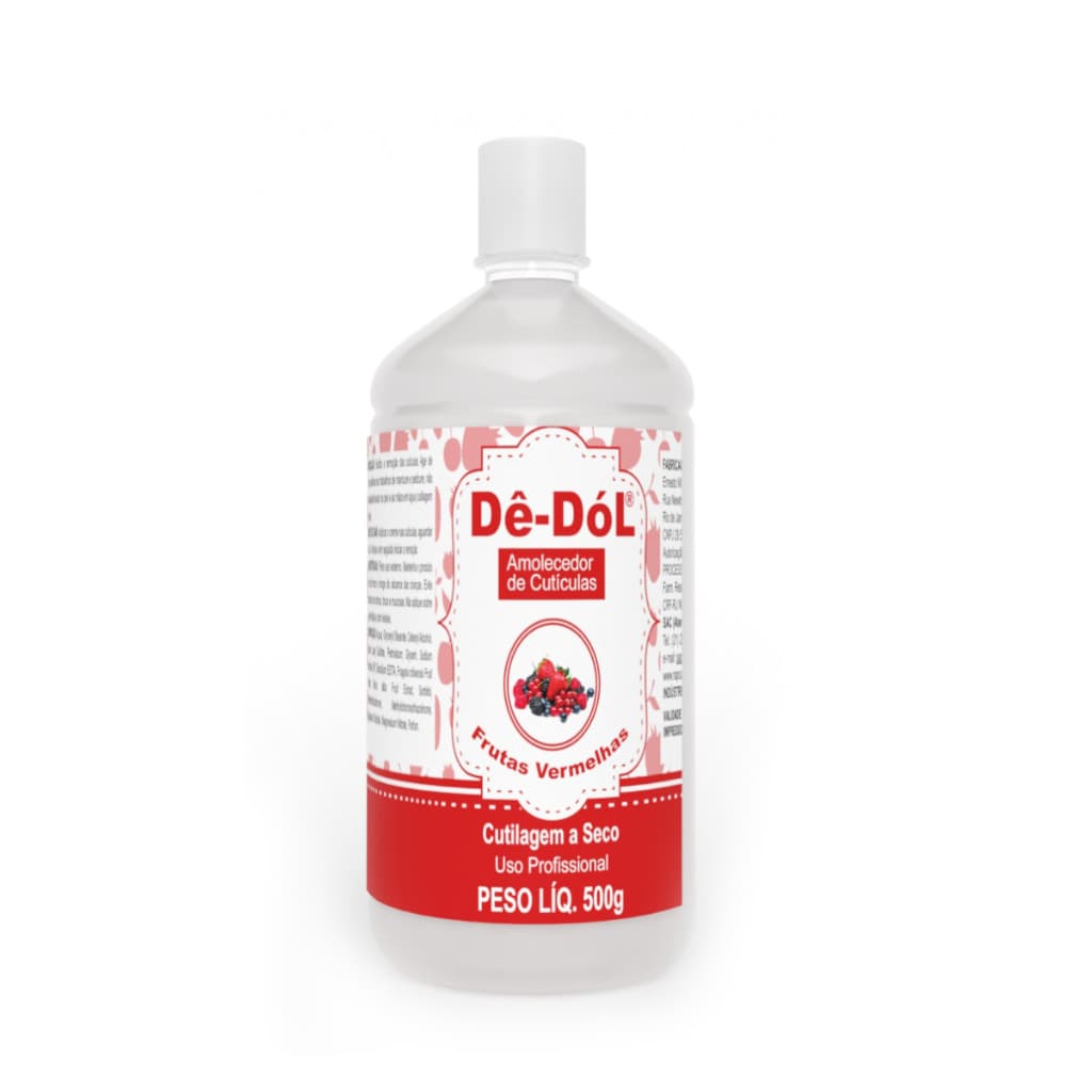 Amolecedor De Cutículas Frutas Vermelhas Dê-Dól 500gr