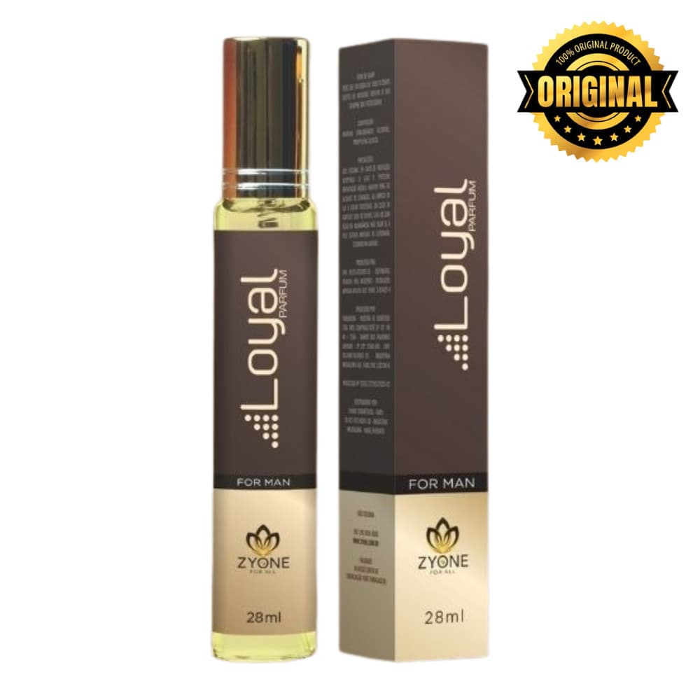 Loyal Zyone Cosméticos Masculino Parfum 28ml Alta Fixação 25% Essência Premium