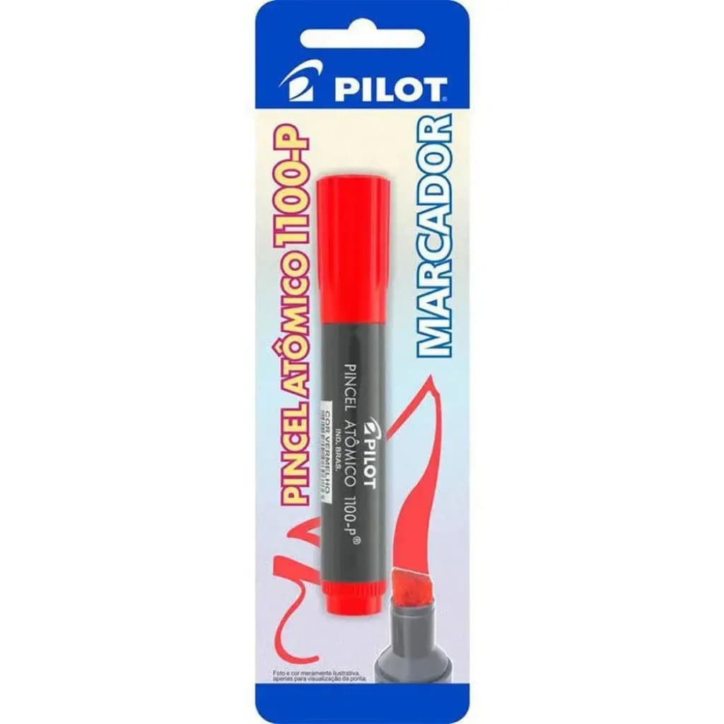Pincel Atômico Vermelho 1100-P Pilot