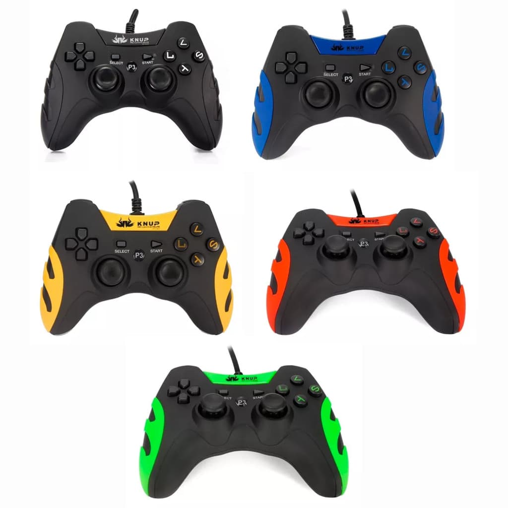 Manete Controle Joystick Usb Para Ps3 Playstation 3 Pc Gamer