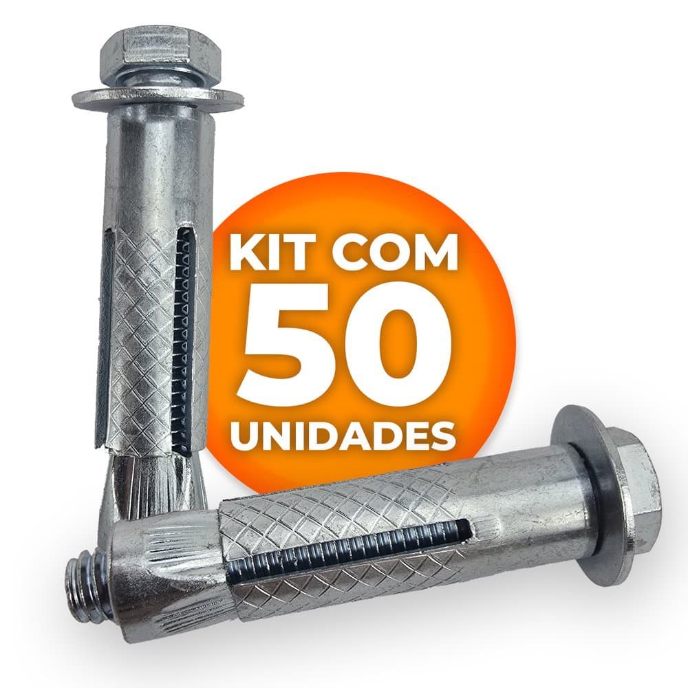 Chumbador Parabolt Com Parafuso 5/16 x 2.1/4 50 unidades