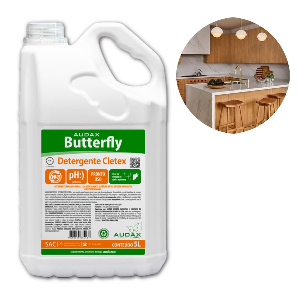 Detergente Desengordurante Cletex - 5L