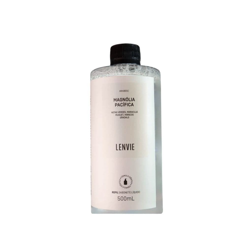 Refil Sabonete Líquido Lenvie Magnólia Pacífica 500ml