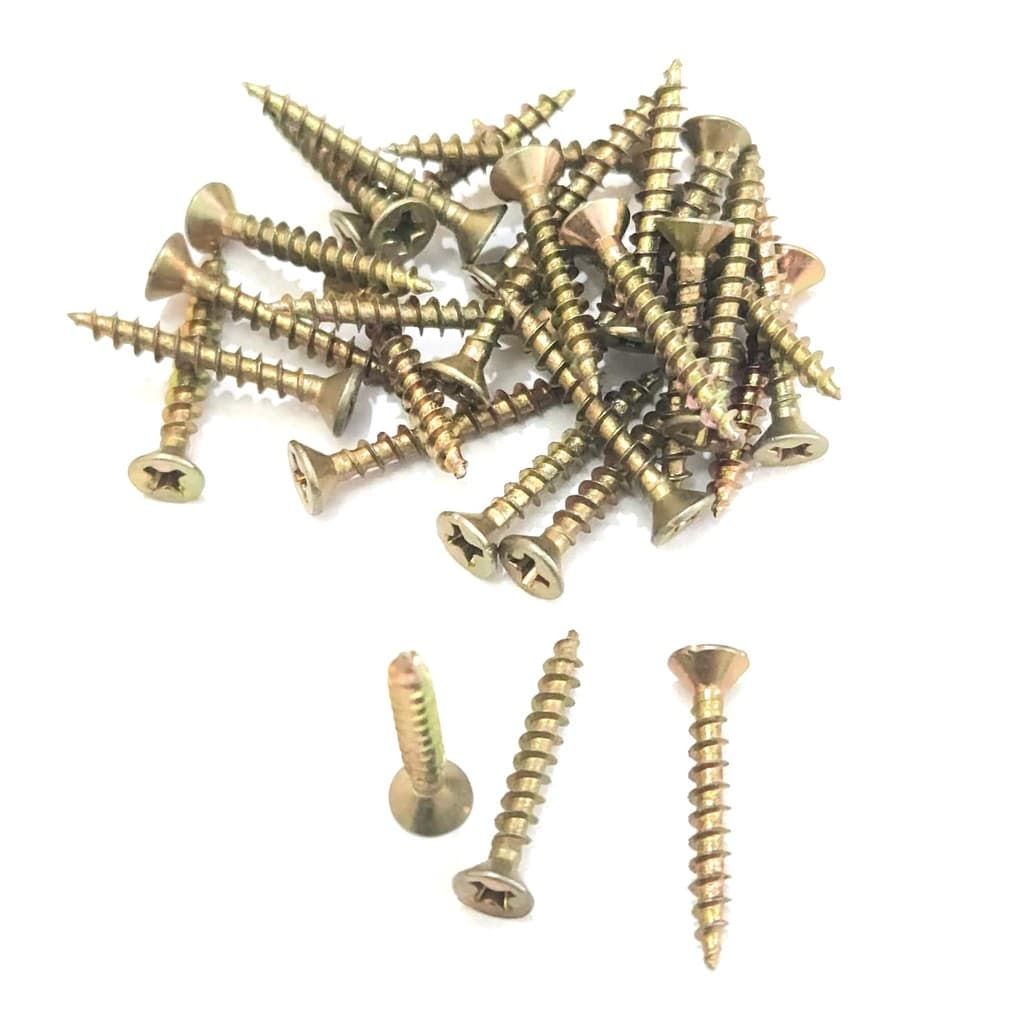 Parafuso rosca soberba cabeça chata philips madeira uso geral 3 x 22 mm bicromatizado aço cementado 2132901 100un
