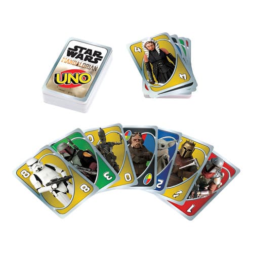 Uno Mandalorian, Jogo De Cartas, Emoção Galáctica, Jogo De Tabuleiro Familiar, 7 Anos Ou Mais