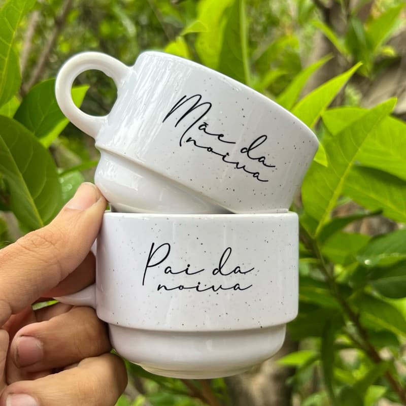 KIT 6 XÍCARAS PERSONALIZADAS COM NOME