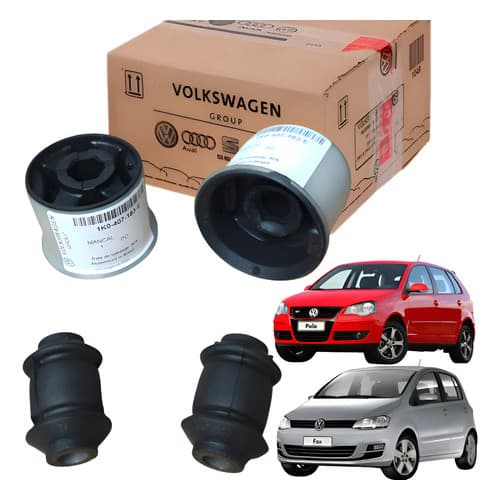 Kit 4 Buchas Bandeja Balança Dianteira Vw Polo 2002 A 2015
