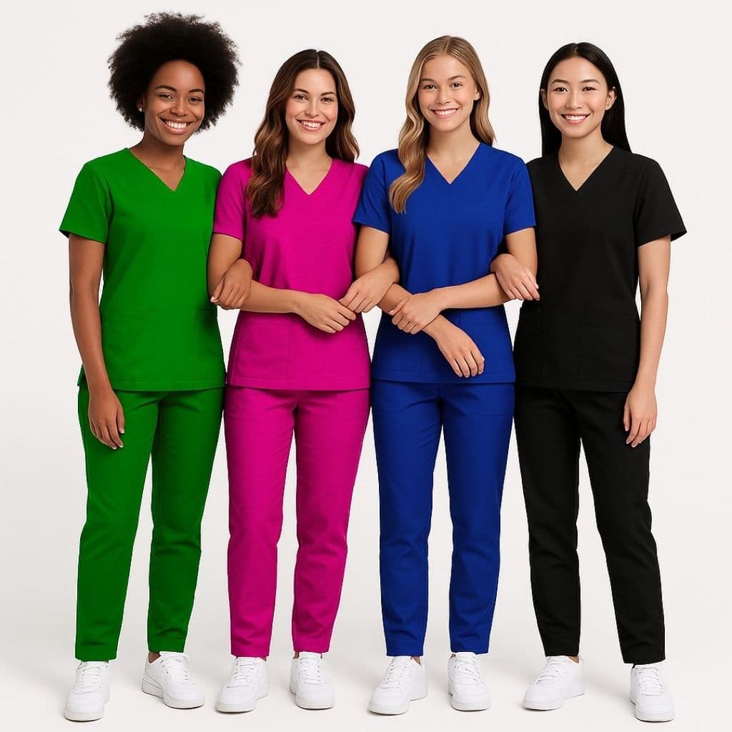 Conjunto Scrub Feminino Premium Pijama Cirúrgico Hospitalar Privativo Enfermagem Medicina Uniforme