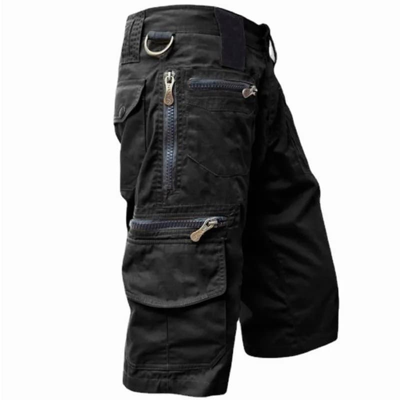 Shorts Cargo Masculinos 2025 Exército Verão Militar Algodão Solto Calças Táticas Joggers Shorts Masculinos Multi Bolsos